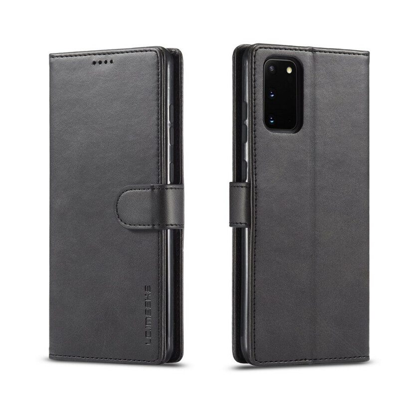 Nahkakotelo Samsung Galaxy S20 Lc.imeeke Nahkaefekti