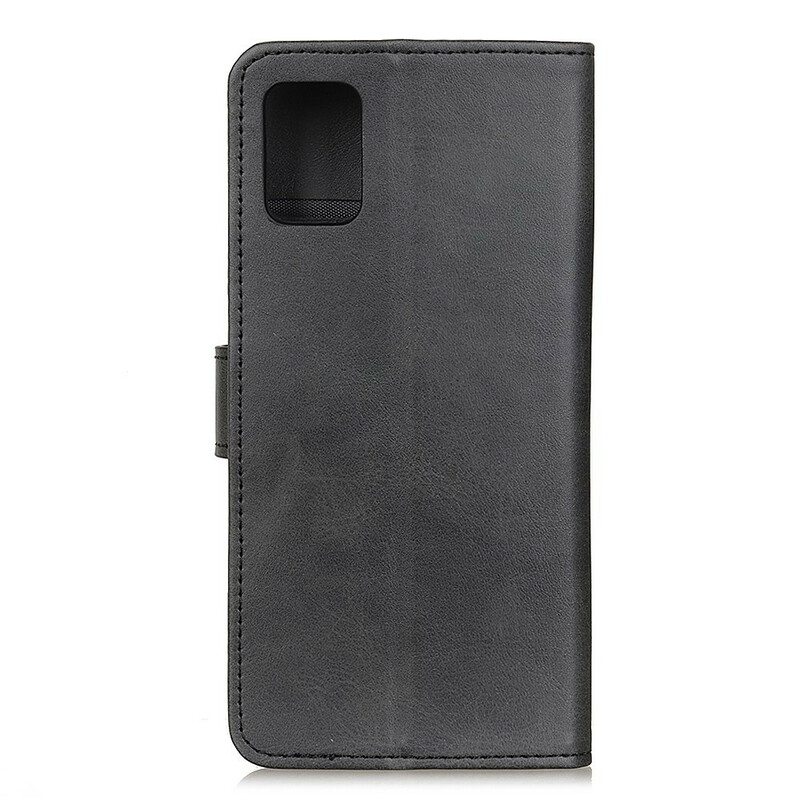 Nahkakotelo Samsung Galaxy S20 Retro Mattanahkaefekti