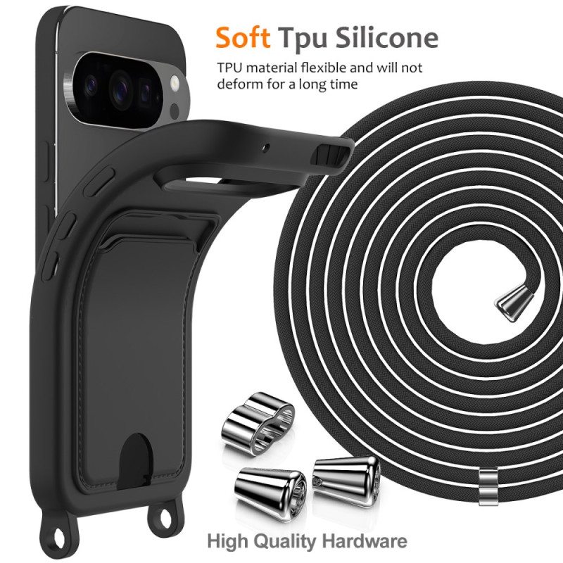 Puhelinkuoret Google Pixel 10 Pro Xl Silikoni Korttipidikkeellä