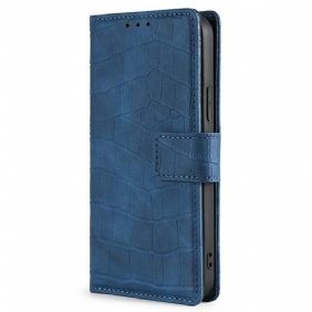 Nahkakotelo Oneplus 15 Krokotiilikuvioinen