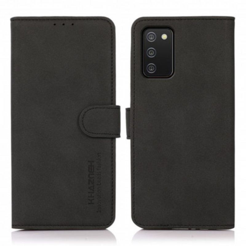 Kotelot Samsung Galaxy A02s Khazneh Texture Leather Effect