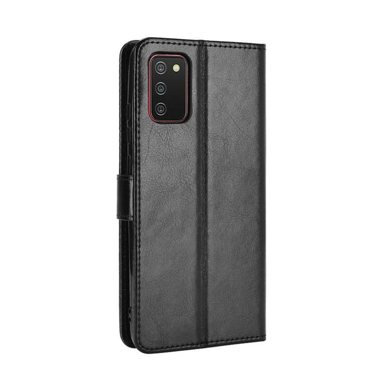 Kotelot Samsung Galaxy A02s Näyttävä Keinonahka