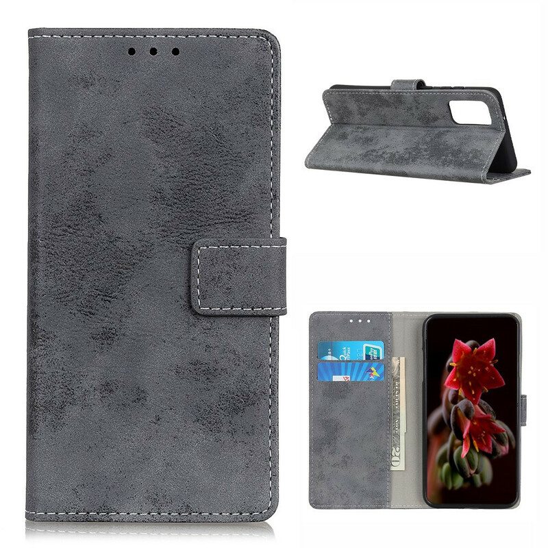 Kotelot Samsung Galaxy A02s Vintage Keinonahkaa