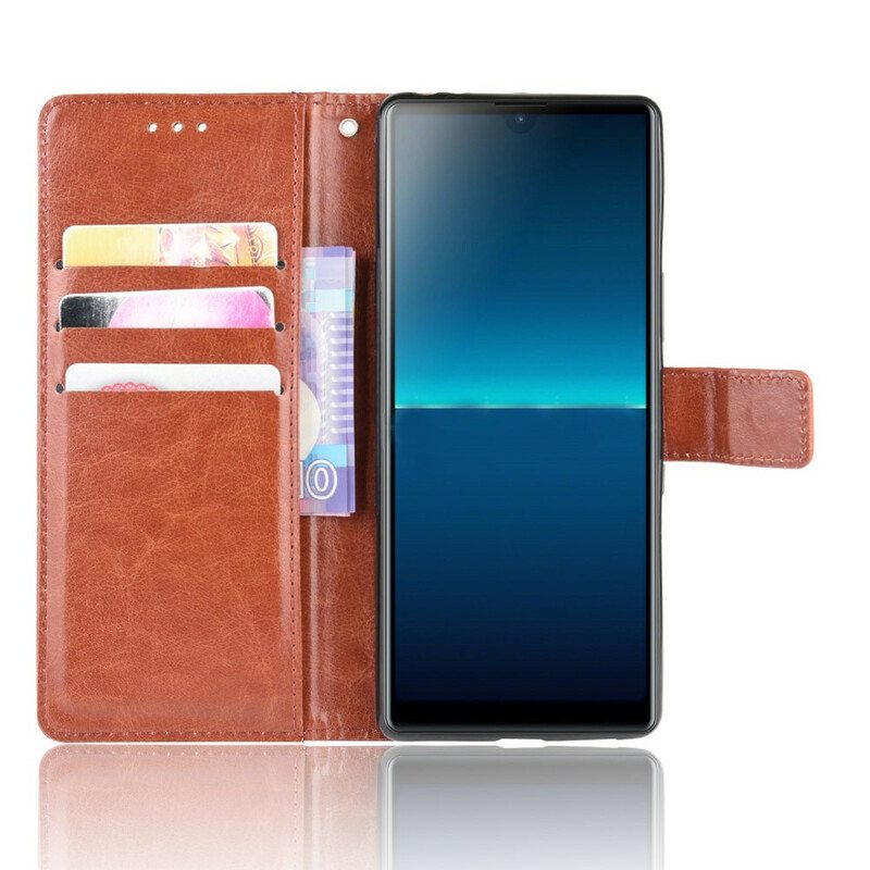 Kotelot Sony Xperia L4 Näyttävä Keinonahka