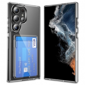 Kuori Samsung Galaxy S25 Ultra 5g Kirkas Korttipidikkeellä