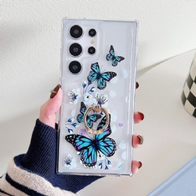 Kuori Samsung Galaxy S25 Ultra 5g Kuviollinen Sormusteline