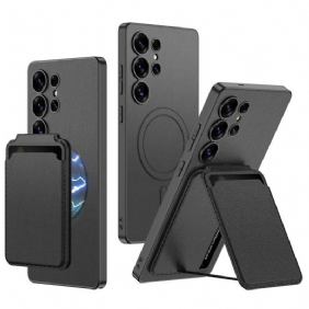 Kuori Samsung Galaxy S25 Ultra 5g Magsafe-yhteensopiva Korttikotelon Kanssa Suojakuori