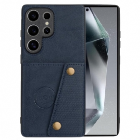 Kuori Samsung Galaxy S25 Ultra 5g Retrotyylinen Korttikotelo