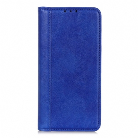 Nahkakotelo Samsung Galaxy S25 Ultra 5g Haljasnahkainen Litsi