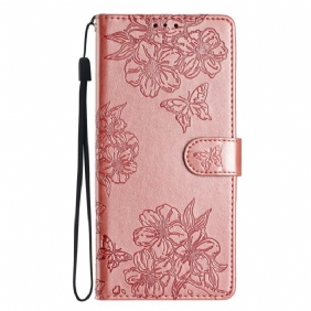 Nahkakotelo Samsung Galaxy S25 Ultra 5g Kirsikankukat