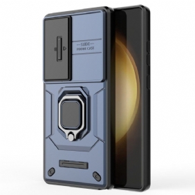 Puhelinkuoret Samsung Galaxy S25 Ultra 5g Kestävä Rengas Linssinsuojalla