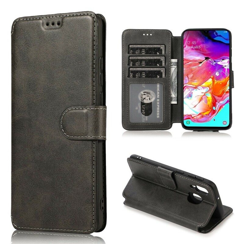 Flip Case Samsung Galaxy A40 Korttipidikkeen Tyyli