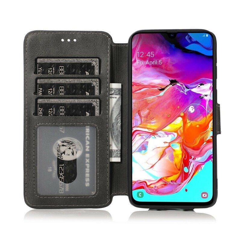 Flip Case Samsung Galaxy A40 Korttipidikkeen Tyyli