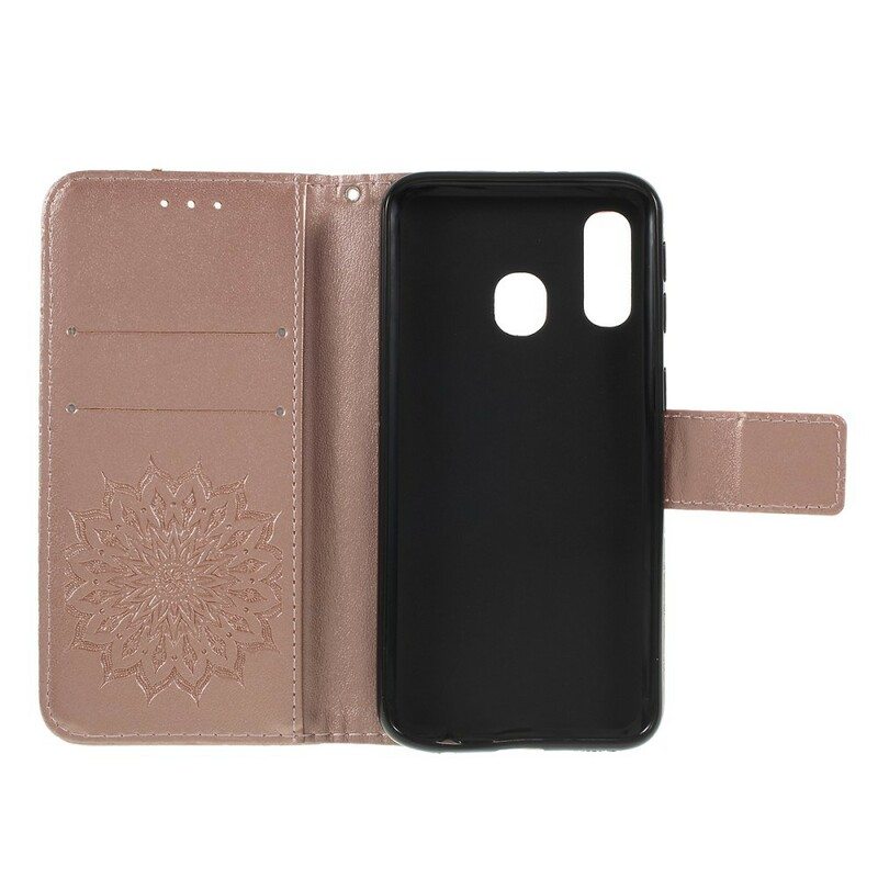 Kotelot Samsung Galaxy A40 Auringon Kukka