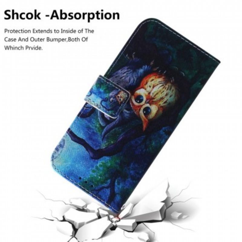 Kotelot Samsung Galaxy A40 Pöllöjen Maalaus