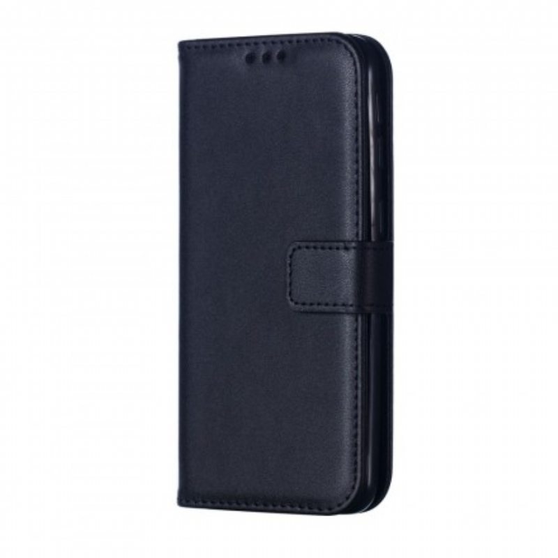 Kotelot Samsung Galaxy A40 Suojaketju Kuori Strappy Leather Effect