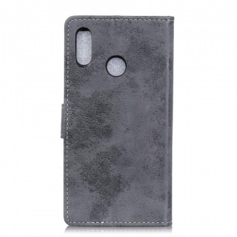 Kotelot Samsung Galaxy A40 Vintage Nahkaefekti