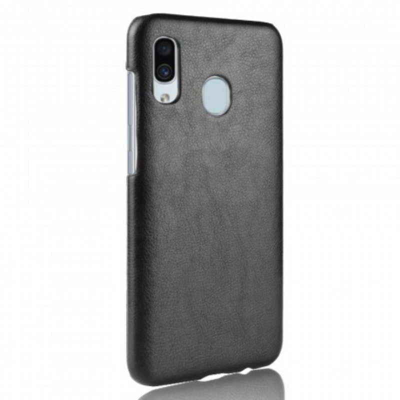 Kuori Samsung Galaxy A40 Litsi-nahkaefekti
