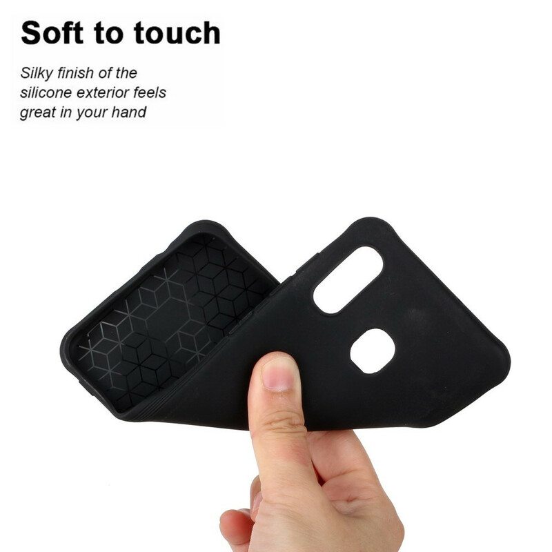 Kuori Samsung Galaxy A40 Matta Yksivärinen Silikoni