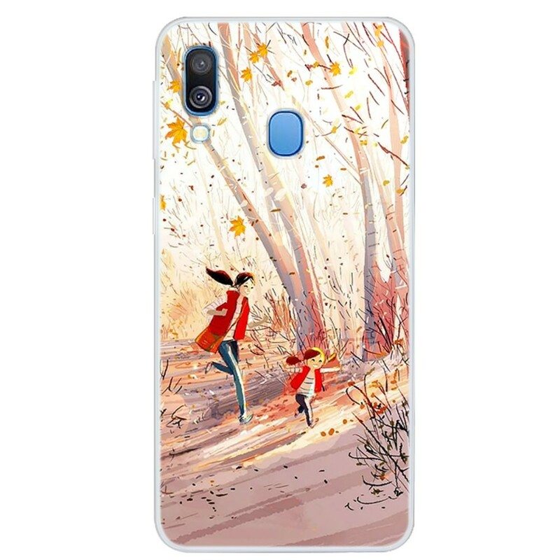 Kuori Samsung Galaxy A40 Syksyinen Maisema