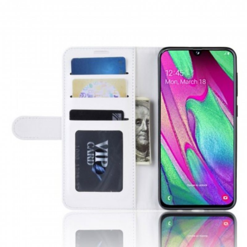 Nahkakotelo Samsung Galaxy A40 Ultra-keinonahka