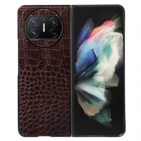 Case Huawei Mate X3 Puhelinkuoret Aitoa Krokotiilinnahkaa