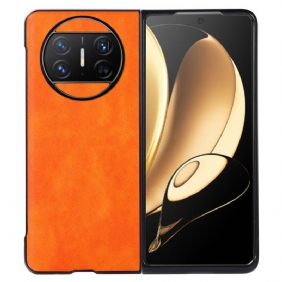 Kuori Huawei Mate X3 Litsikuvioinen Tekonahka