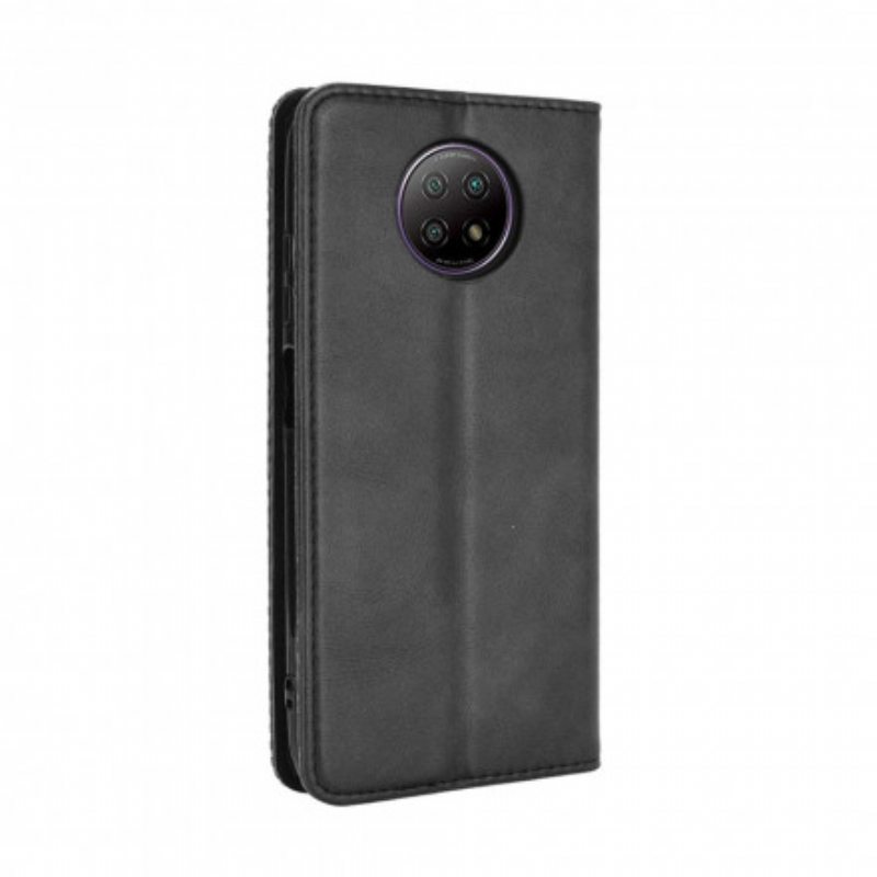 Puhelinkuoret Xiaomi Redmi Note 9T Kotelot Flip Tyylitelty Nahkaefekti