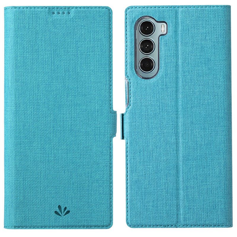 Puhelinkuoret Moto G200 5G Kotelot Flip Teksturoitu Vili Dmx