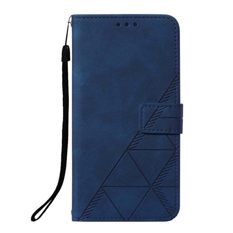 Kotelot Xiaomi Redmi 9A Pyramid-nahkaefekti