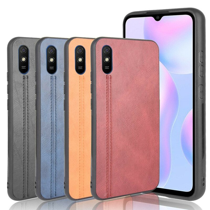 Kuori Xiaomi Redmi 9A Couture-nahkaefekti