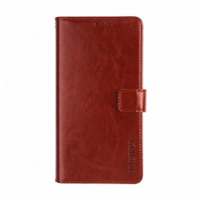 Flip Case Xiaomi Redmi Note 10 Pro Nahkajäljitelmä Idewei