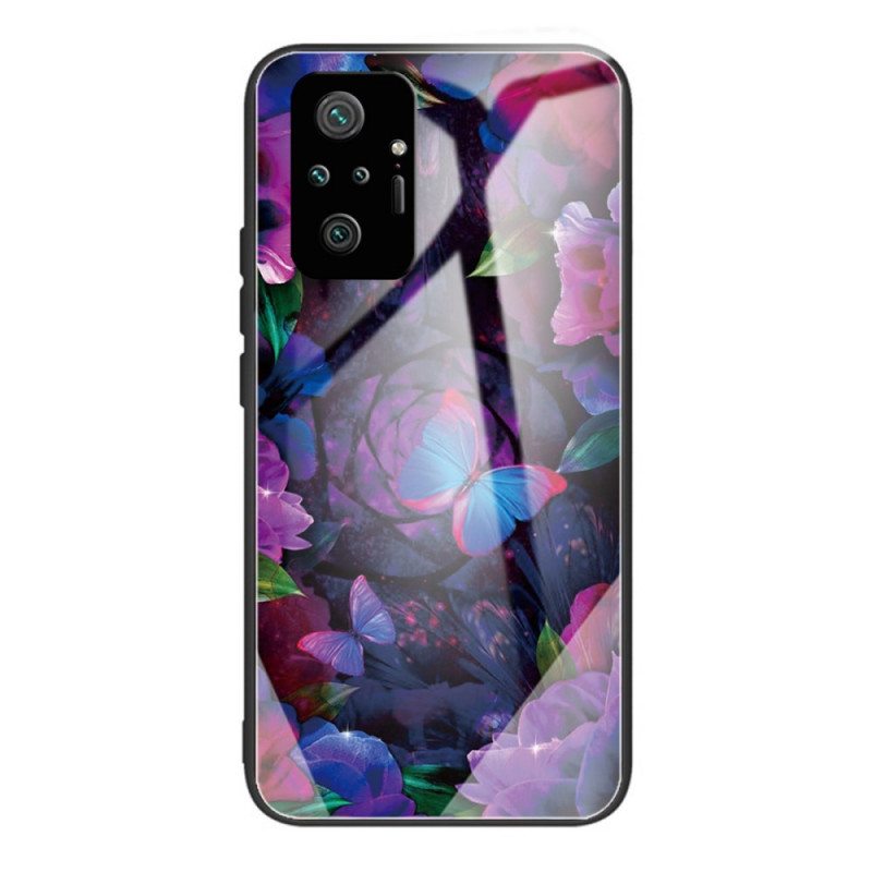 Kuori Xiaomi Redmi Note 10 Pro Butterflies Variation Karkaistu Lasi