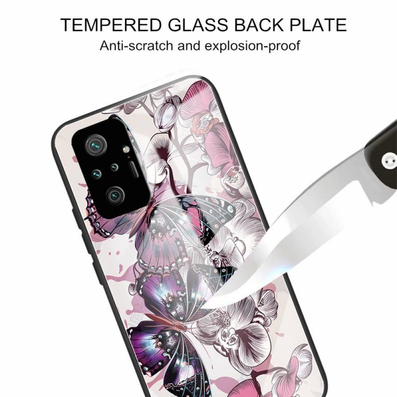 Kuori Xiaomi Redmi Note 10 Pro Butterflies Variation Karkaistu Lasi