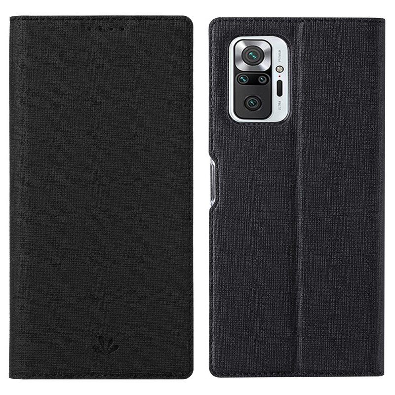 Puhelinkuoret Xiaomi Redmi Note 10 Pro Kotelot Flip Teksturoitu Vili Dmx