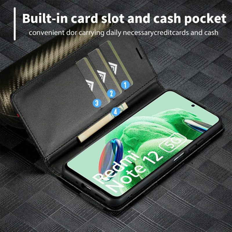 Puhelinkuoret Poco X5 5G Kotelot Flip Hiilikuitu Lc.imeeke
