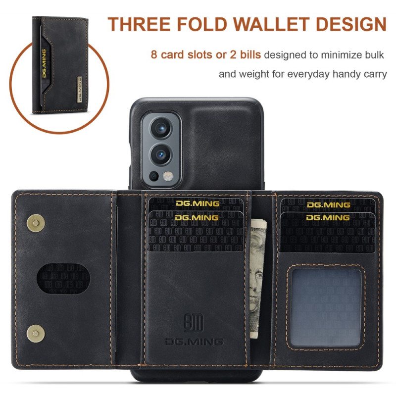 Case OnePlus Nord 2 5G Dg.ming Irrotettava Korttiteline