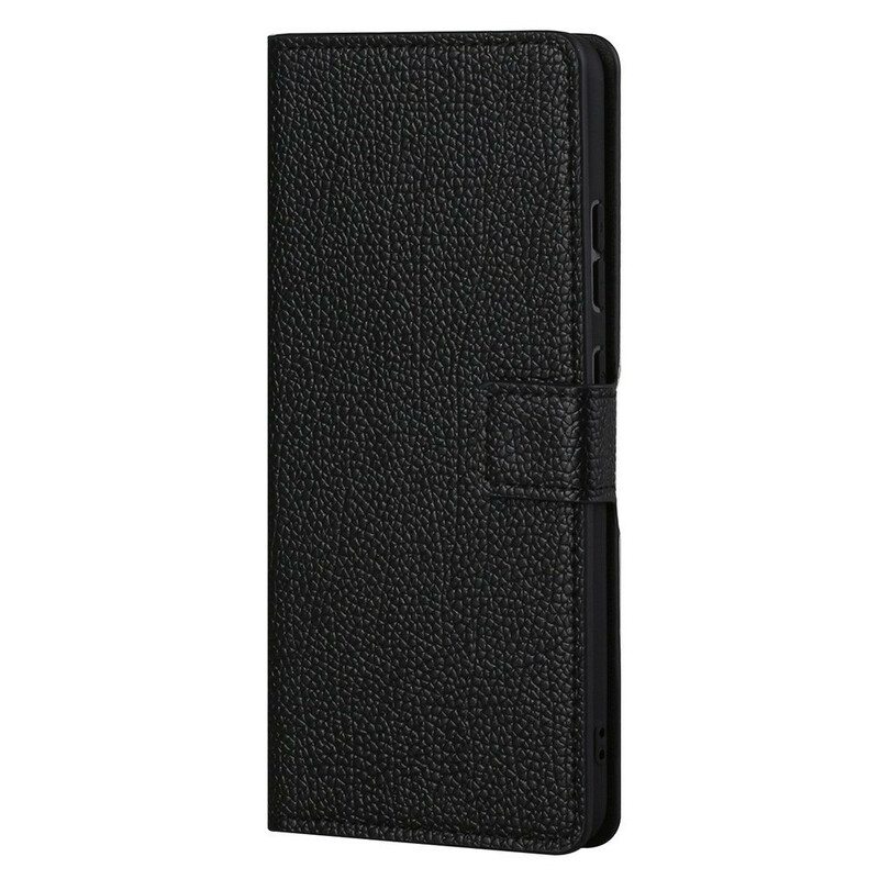 Flip Case OnePlus Nord 2 5G Litchi Grain -nahkaefekti