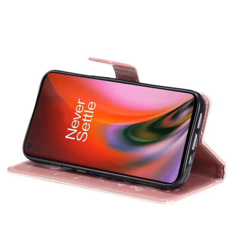 Kotelot OnePlus Nord 2 5G Suojaketju Kuori Jättiläishihnaperhoset