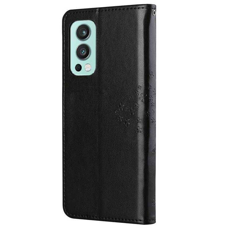 Kotelot OnePlus Nord 2 5G Suojaketju Kuori Tangapuu Ja Pöllöt