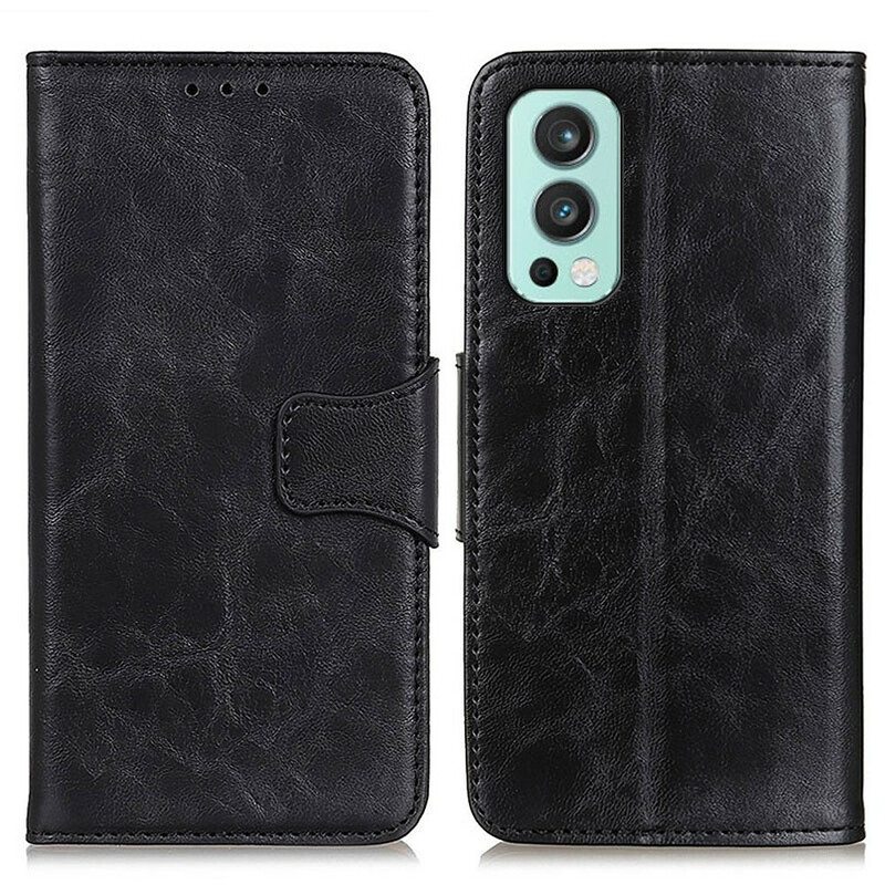 Kotelot OnePlus Nord 2 5G Tekstuuri Magneettinen Läppä