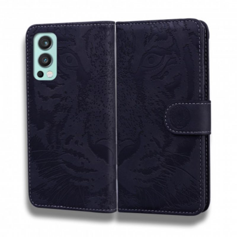 Kotelot OnePlus Nord 2 5G Tiger-kasvoprintti