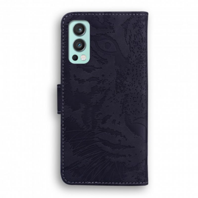 Kotelot OnePlus Nord 2 5G Tiger-kasvoprintti