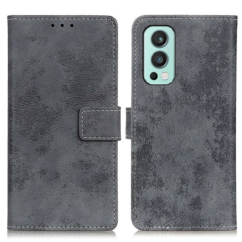 Kotelot OnePlus Nord 2 5G Vintage Keinonahkaa