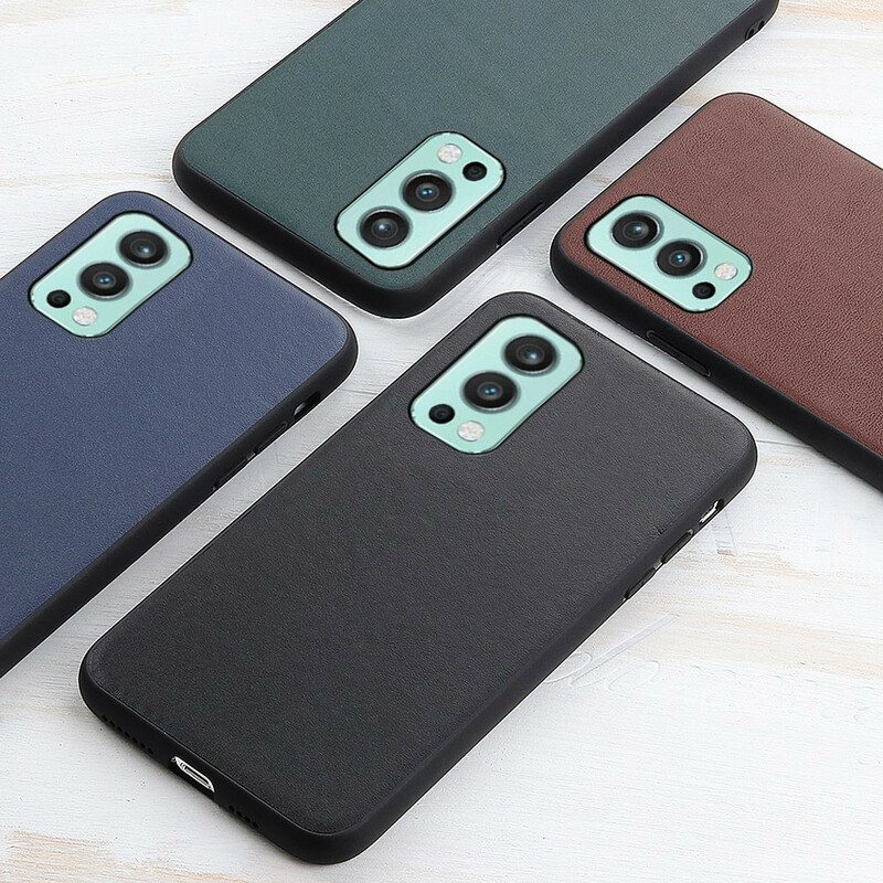 Kuori OnePlus Nord 2 5G Aitoa Litsi-nahkaa
