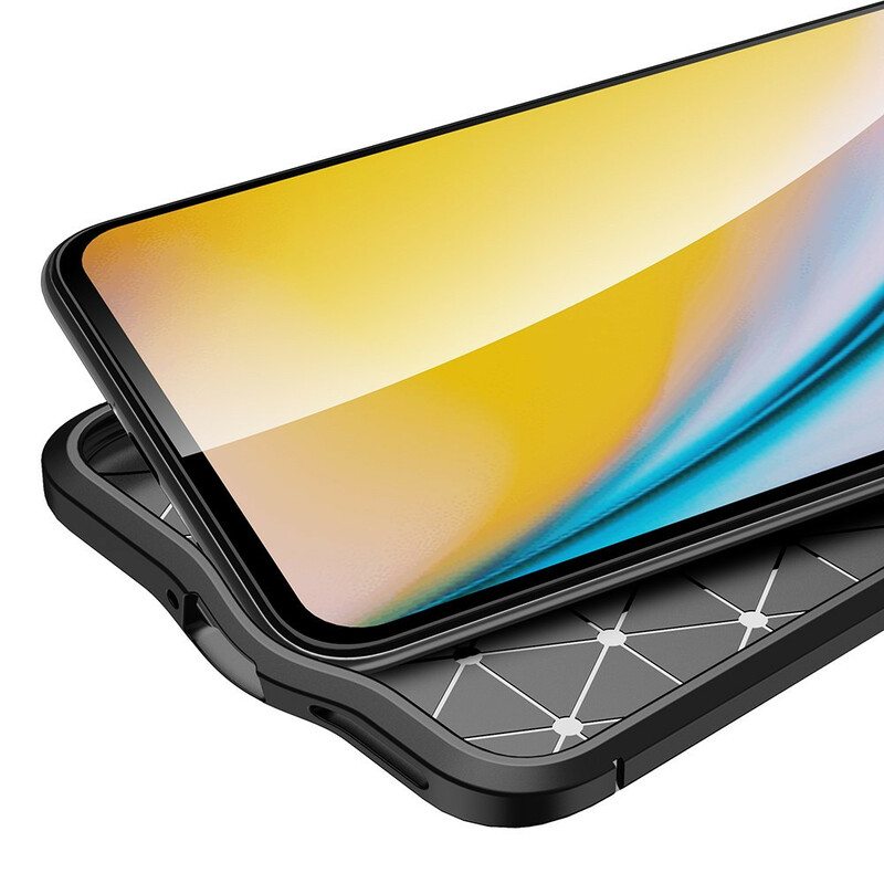 Kuori OnePlus Nord 2 5G Kaksilinjainen Litsi-nahkaefekti