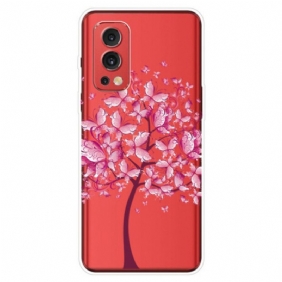Kuori OnePlus Nord 2 5G Läpinäkyvä Perhospuu
