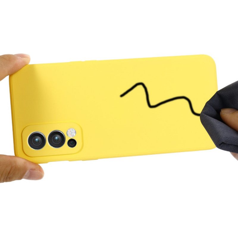 Kuori OnePlus Nord 2 5G Nestemäinen Silikoni Kaulanauhalla