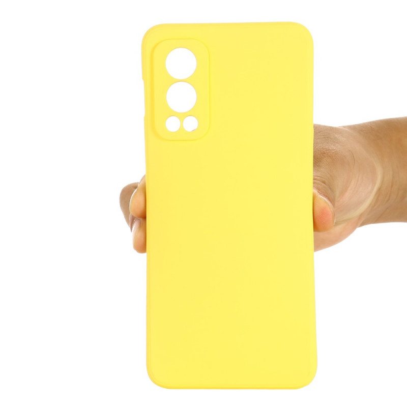 Kuori OnePlus Nord 2 5G Nestemäinen Silikoni Kaulanauhalla