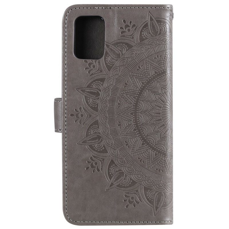 Nahkakotelo OnePlus Nord 2 5G Auringon Mandala